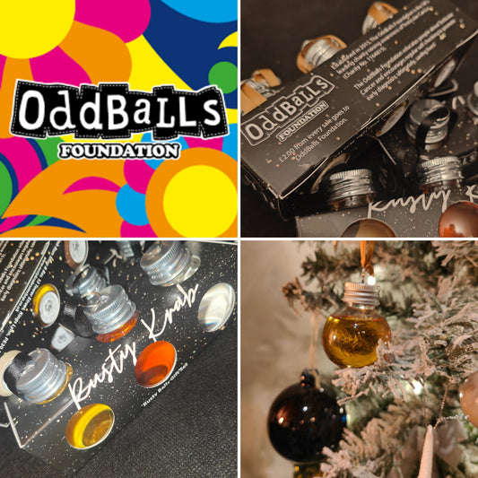 Rusty Balls Gift Kits - 3 x 5cl Rum Filled Baubles