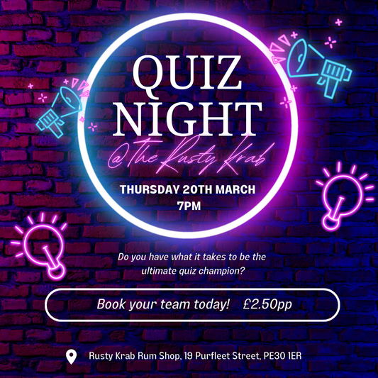 Quiz night Thursday 20th March