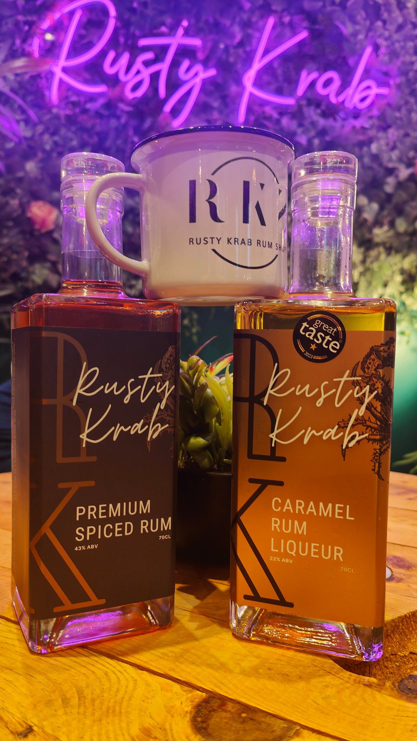 Rusty Kombo - Spiced & Caramel Rums *FREE TIN MUG*
