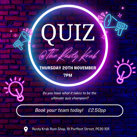 Quiz night Thursday 20th November