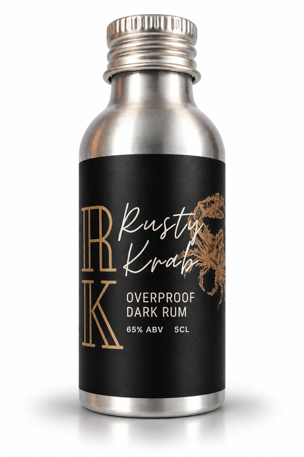 Rusty Krab Overproof Dark Rum 65% - 5cl