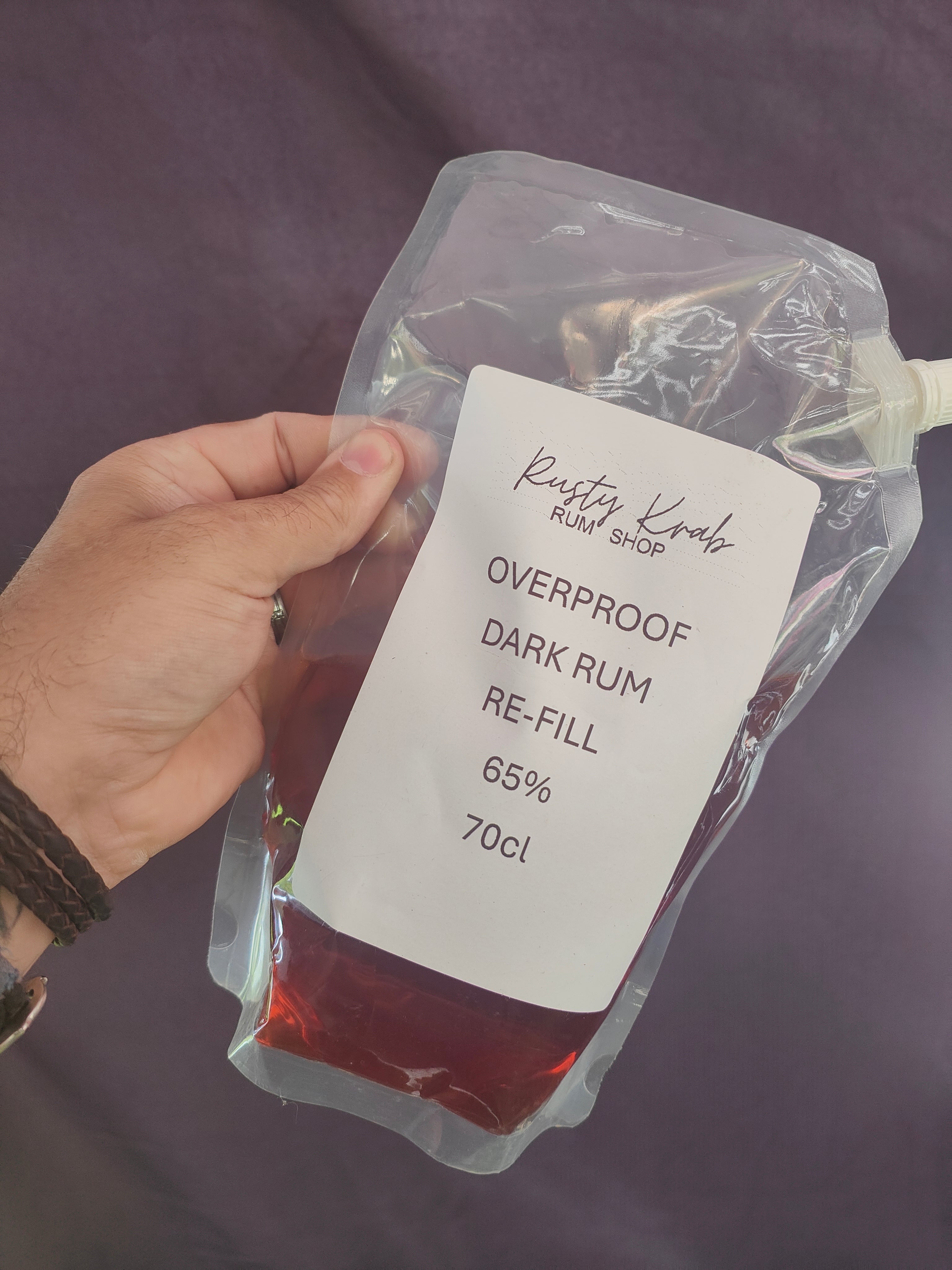 Rusty Krab Overproof Dark Rum 65% - 70cl REFILL