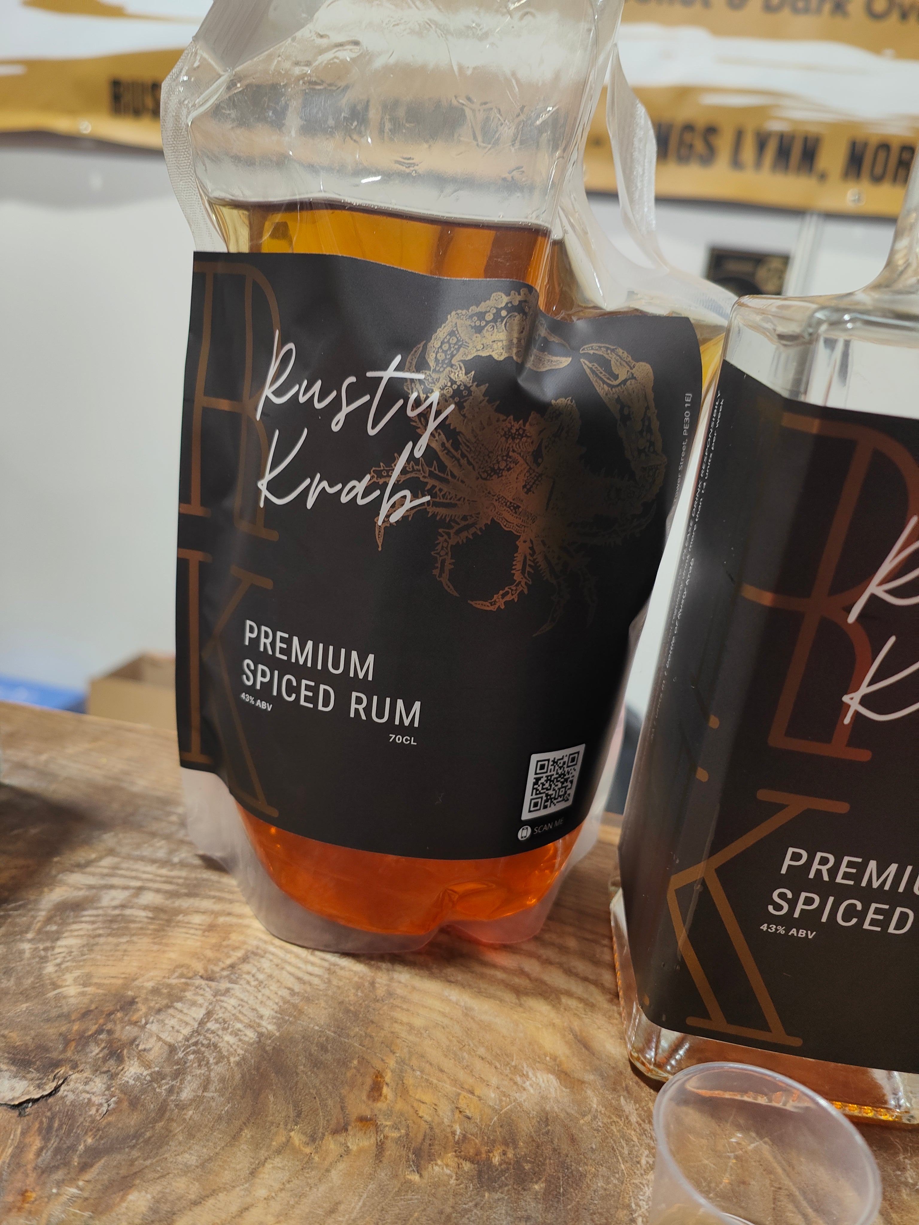 Rusty Krab Premium Spiced Rum 43% - 70cl Refill Pouch