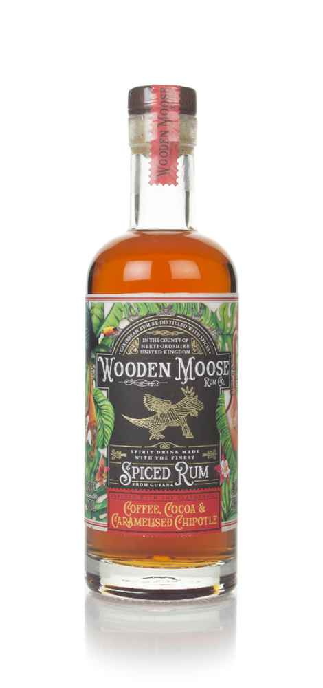 Wooden Moose Coffee, Cocoa & Caramelised Chipotle Spiced Rum

 (50cl, 40%)